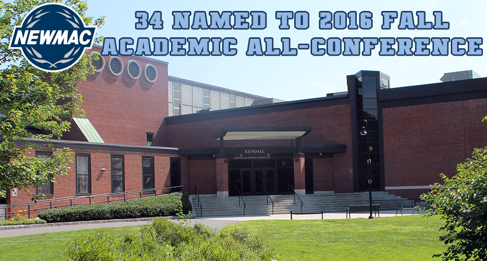NEWMAC Announces 2016 Fall Academic All-Conference Squads