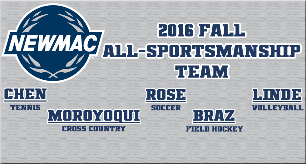 Five Named to NEWMAC Fall All-Sportsmanship Teams