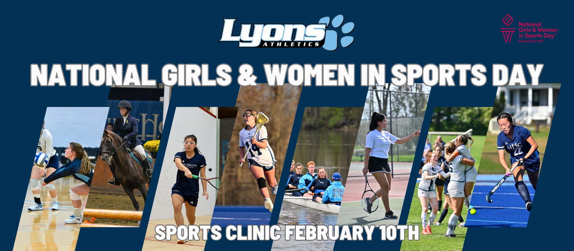MHC Athletics celebrates NGWSD with mini-clinics for kids on Feb. 10; sign up now!