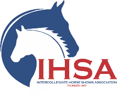 Logo for the Intercollegiate Horse Shows Association.