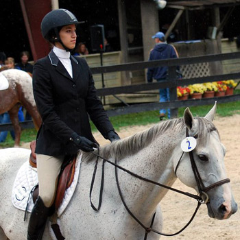 Riding Earns Reserve Championship at Amherst Show