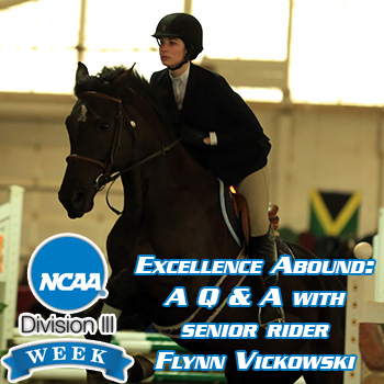 D3Week: Excellence Abound: A Q & A with senior rider Flynn Vickowski