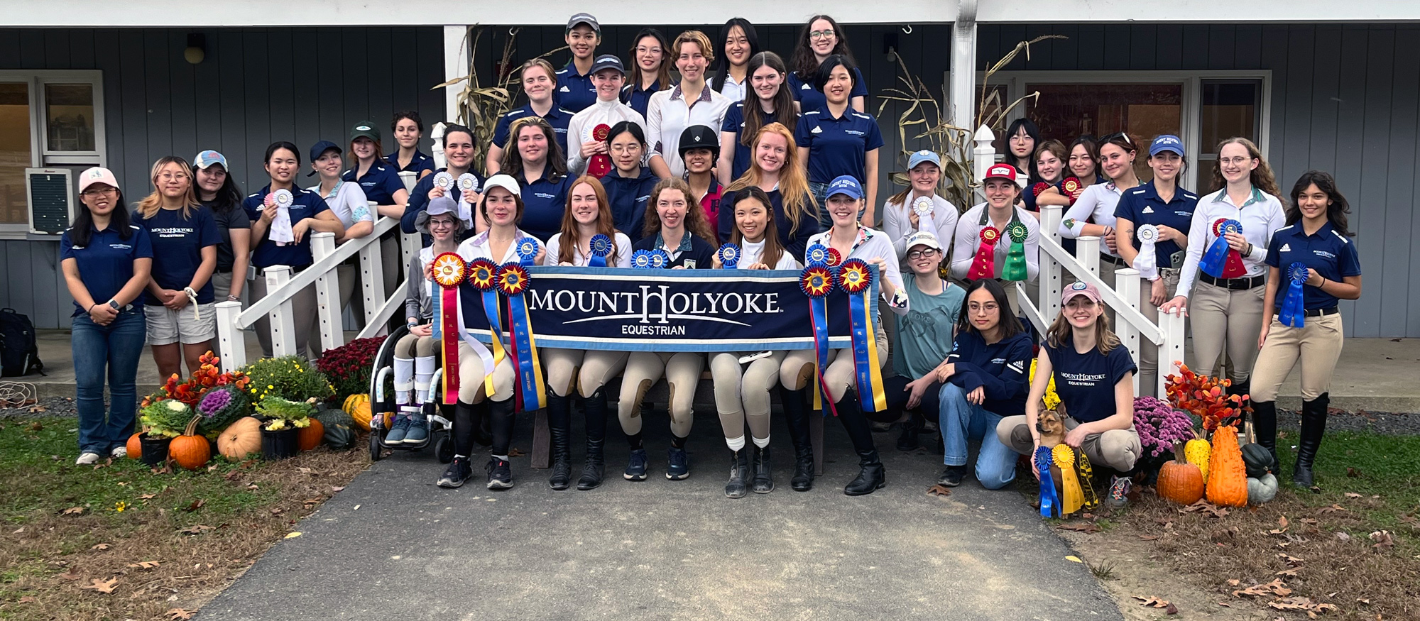 The Mount Holyoke College equestrian team took first place for its fourth straight show while hosting the first Mount Holyoke Show of the season on Oct. 28, 2023.