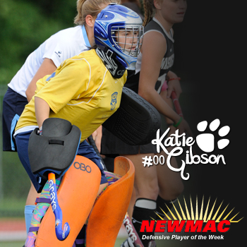 Gibson Picks Up NEWMAC Field Hockey Defensive Player of the Week Honors