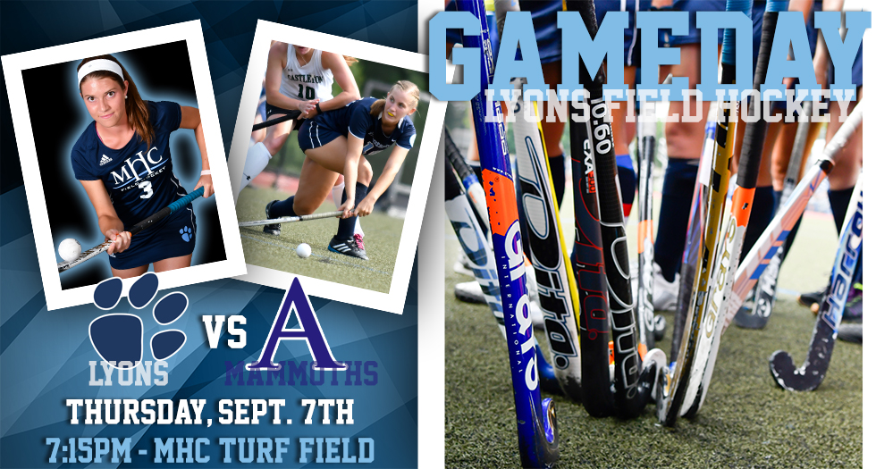 Mount Holyoke takes on Amherst in field hockey action on Thursday, September 7th at 7:15pm