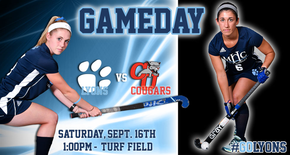 Game preview photo of field hockey hosting Clark University on Saturday, Sept. 16th at 1pm on the Turf Field.