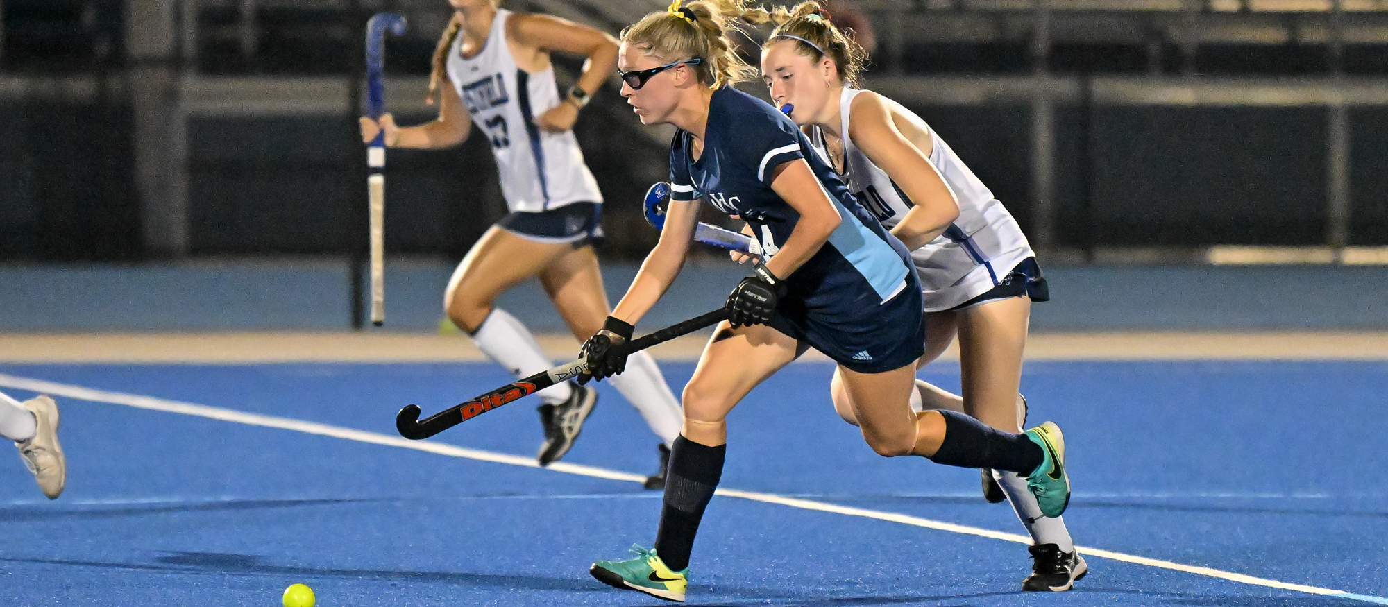 Jayonna Montigny scored two goals as Mount Holyoke defeated Springfield College 3-2 in overtime on Oct. 3, 2023. (RJB Sports file photo)