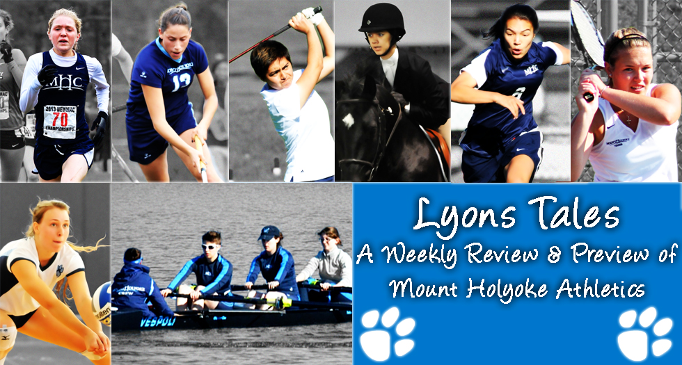Lyons Tales: A Review & Preview of Mount Holyoke Athletics for Oct.20th