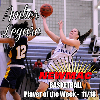 Amber Legare Named NEWMAC Basketball Player of the Week