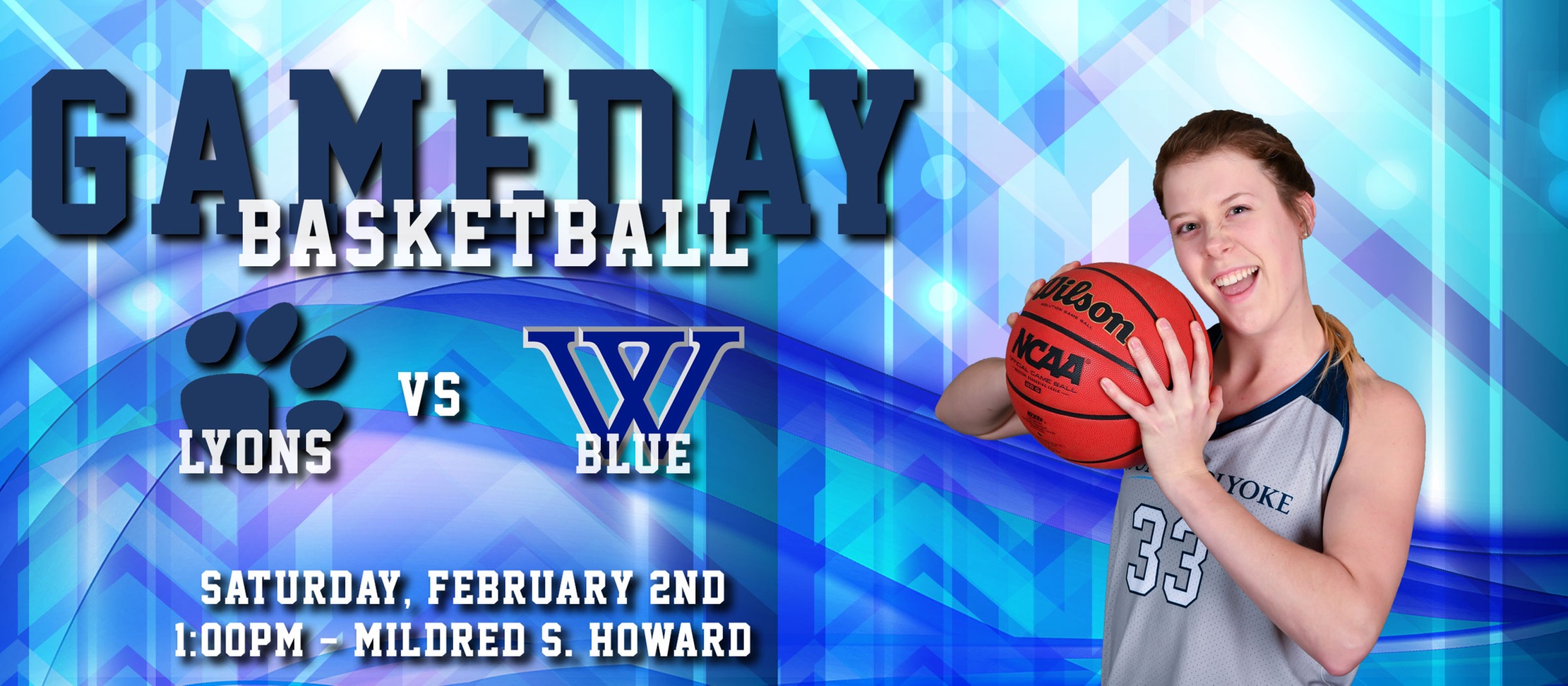 Gameday Central graphic for game against Wellesley.