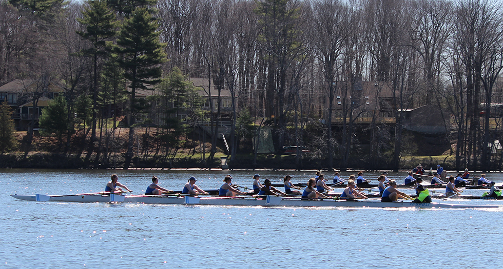 Rowing Finishes Fifth at NEWMAC Championships