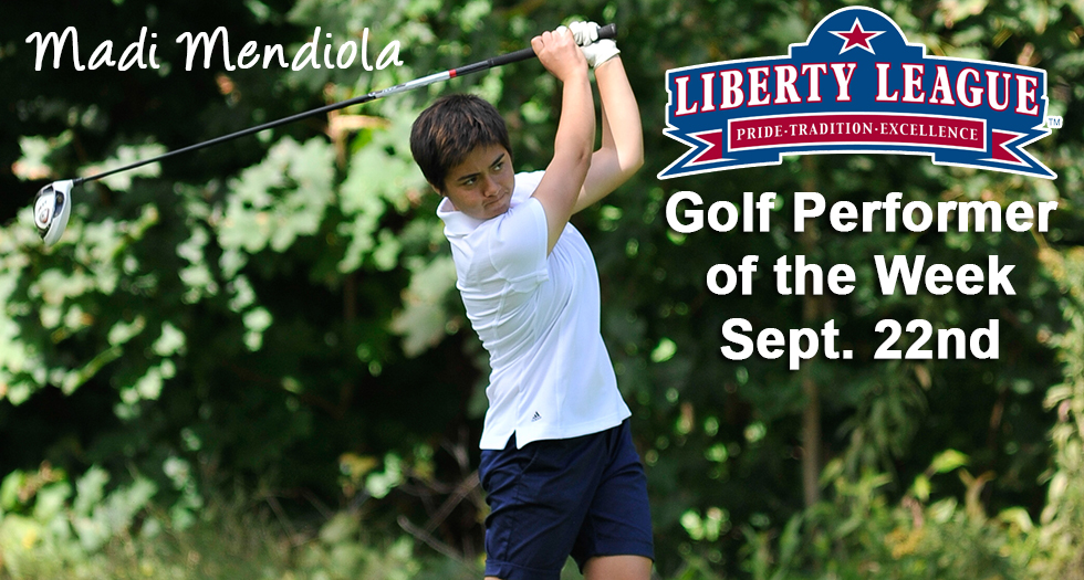 Mendiola Named Golf Performer of the Week
