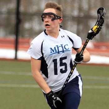 Lacrosse Posts First Win; Defeats NEC, 21-7