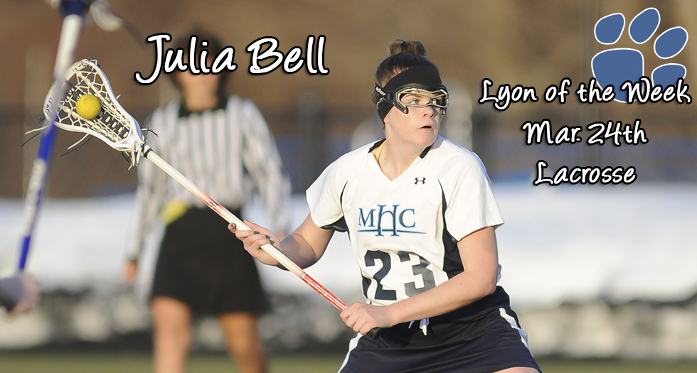 Julia Bell Tabbed for Lyon of the Week Honors