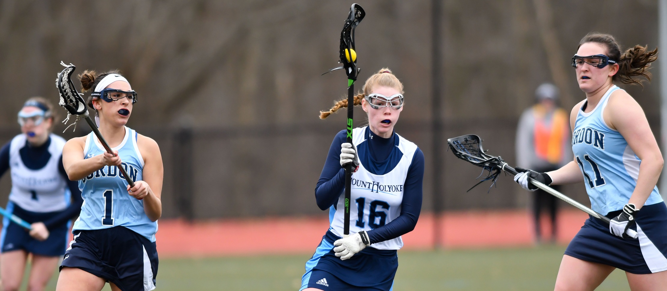 Action photo of lacrosse junior Haley Subocz.