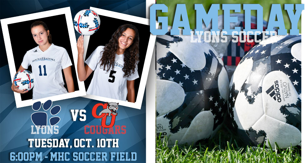 Lyons Game Day Central: Soccer vs. Clark University on Tuesday at 6pm