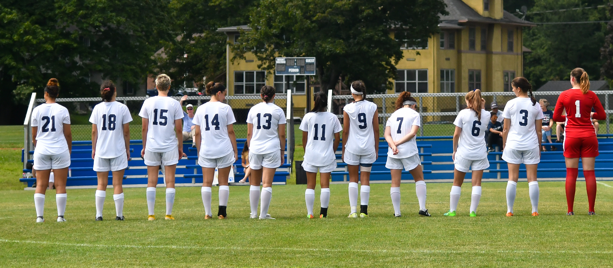 Photo of Lyons soccer starting lineup