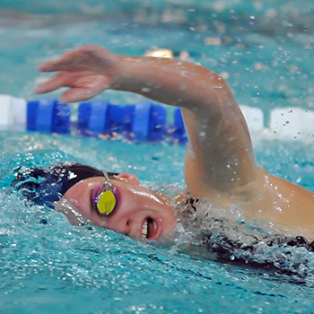 Swimming & Diving Finishes 6th at NEWMAC Championships