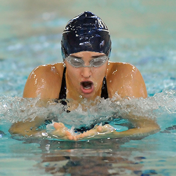 School Records Fall as Swimming & Diving Compete at NEWMACs