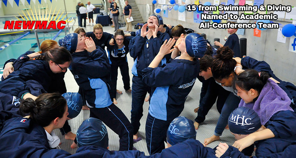 Swimming & Diving Places 15 on NEWMAC Academic All-Conference Team