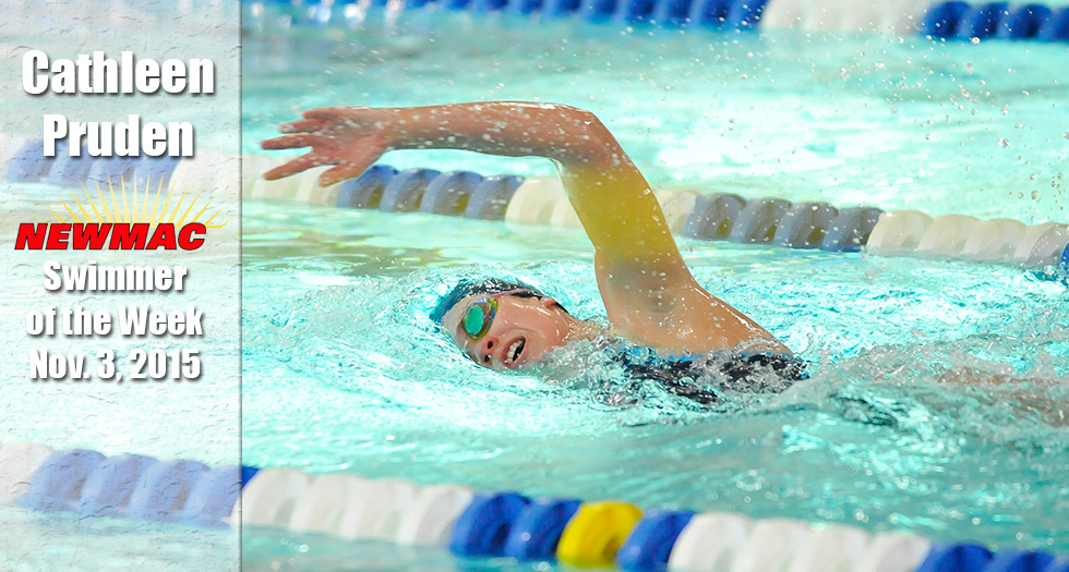 Pruden Garners Swimmer of the Week Honors