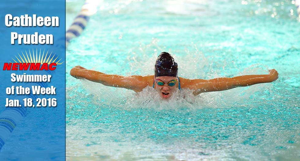 Pruden Earns Swimmer of the Week Honor
