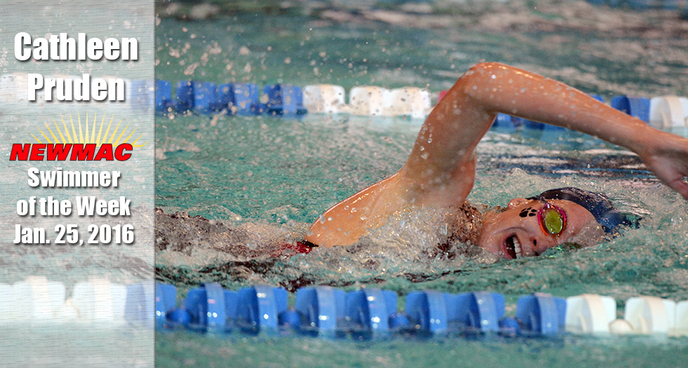 Pruden Named Top Swimmer For Second Straight Week