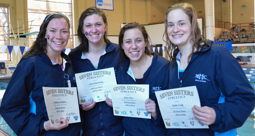 Swimming & Diving Finishes 3rd at Seven Sisters Championship