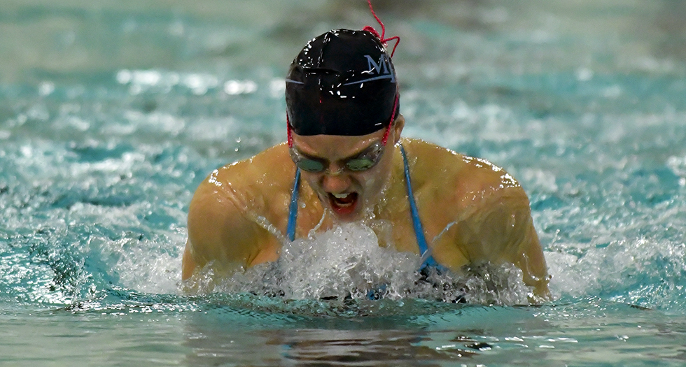 Swimming & Diving Sits 9th After Day 3 of NEWMAC Championships