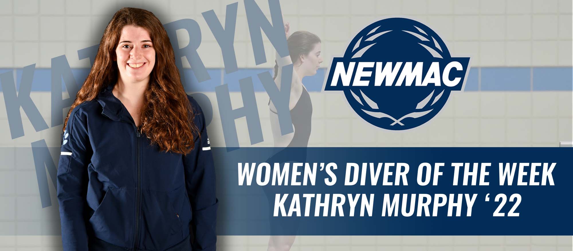 Murphy Collects NEWMAC Women's Diver of the Week Honors for the Second Time