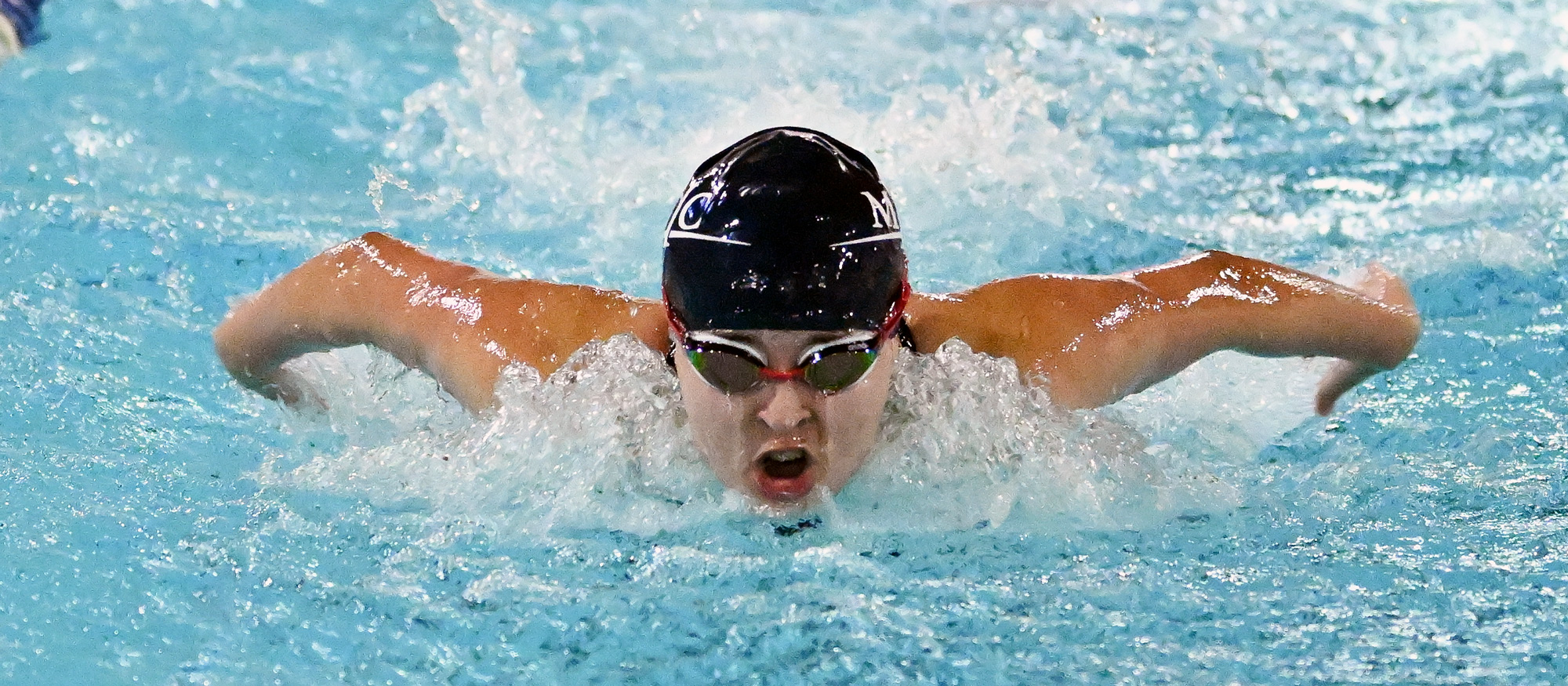 Carolina Loayza and the Mount Holyoke swimming and diving team won at Smith College on Feb. 4, 2023. (RJB Sports file photo)