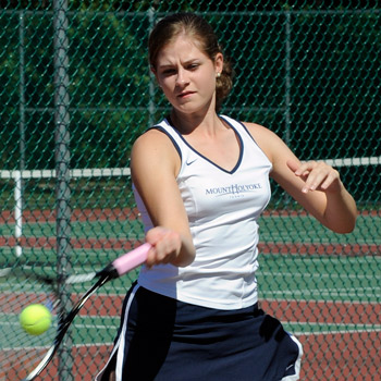 Tennis Clinches Berth in NEWMAC Tournament With Dramatic 5-4 Victory Over Springfield