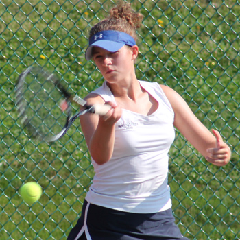 Day One of Action at 2012 NEWITT Concludes for Lyons Tennis