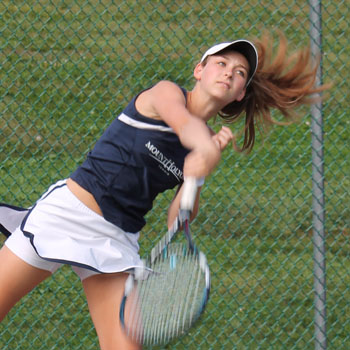 Tennis Posts NEWMAC Victory at Emerson, 6-3