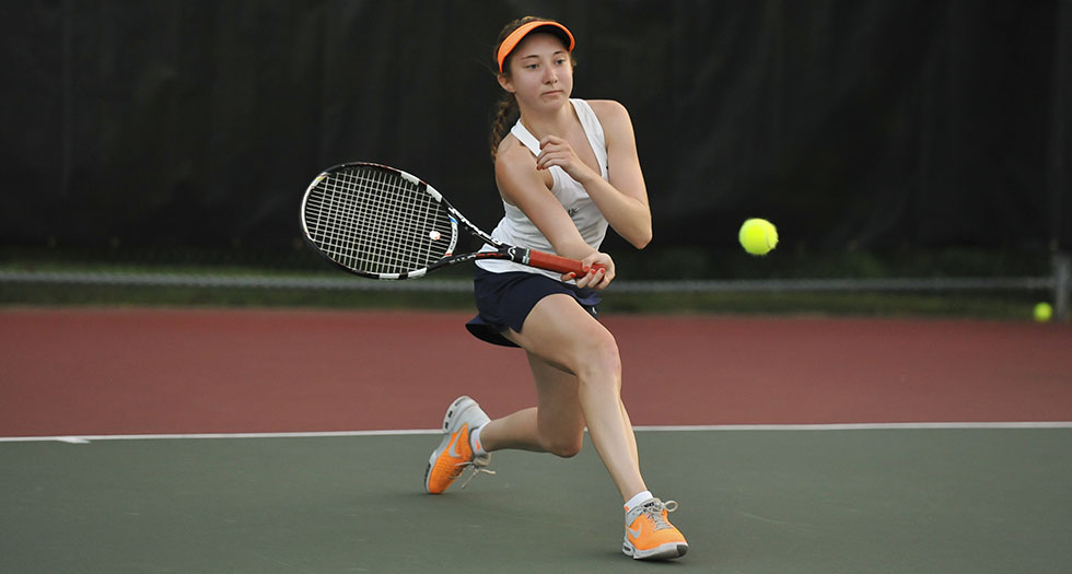 Tennis Posts NEWMAC Victory Over Emerson