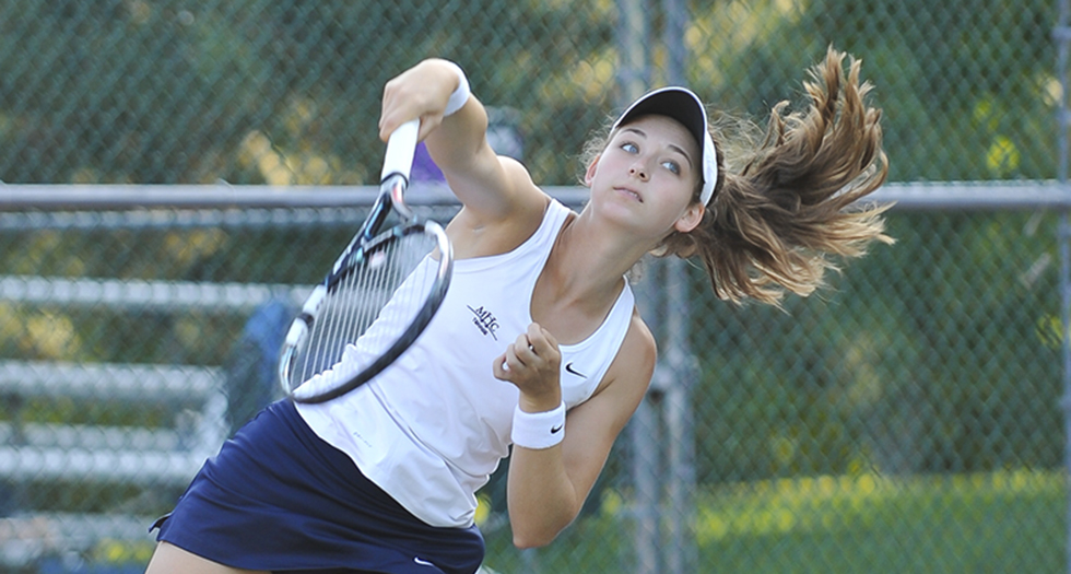 Tennis Shoulders NEWMAC Loss at Wellesley
