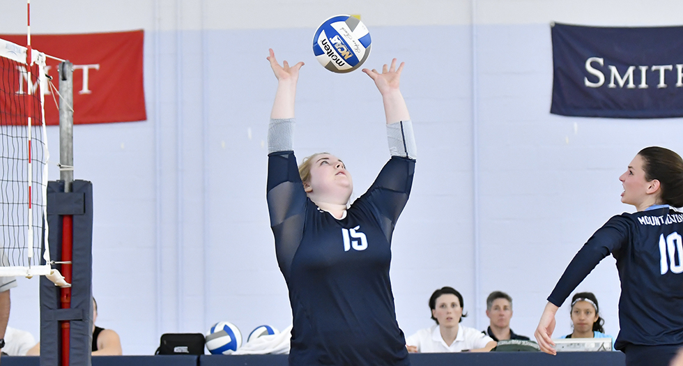 Volleyball Shoulders Tough Loss in NEWMAC Opener at Babson