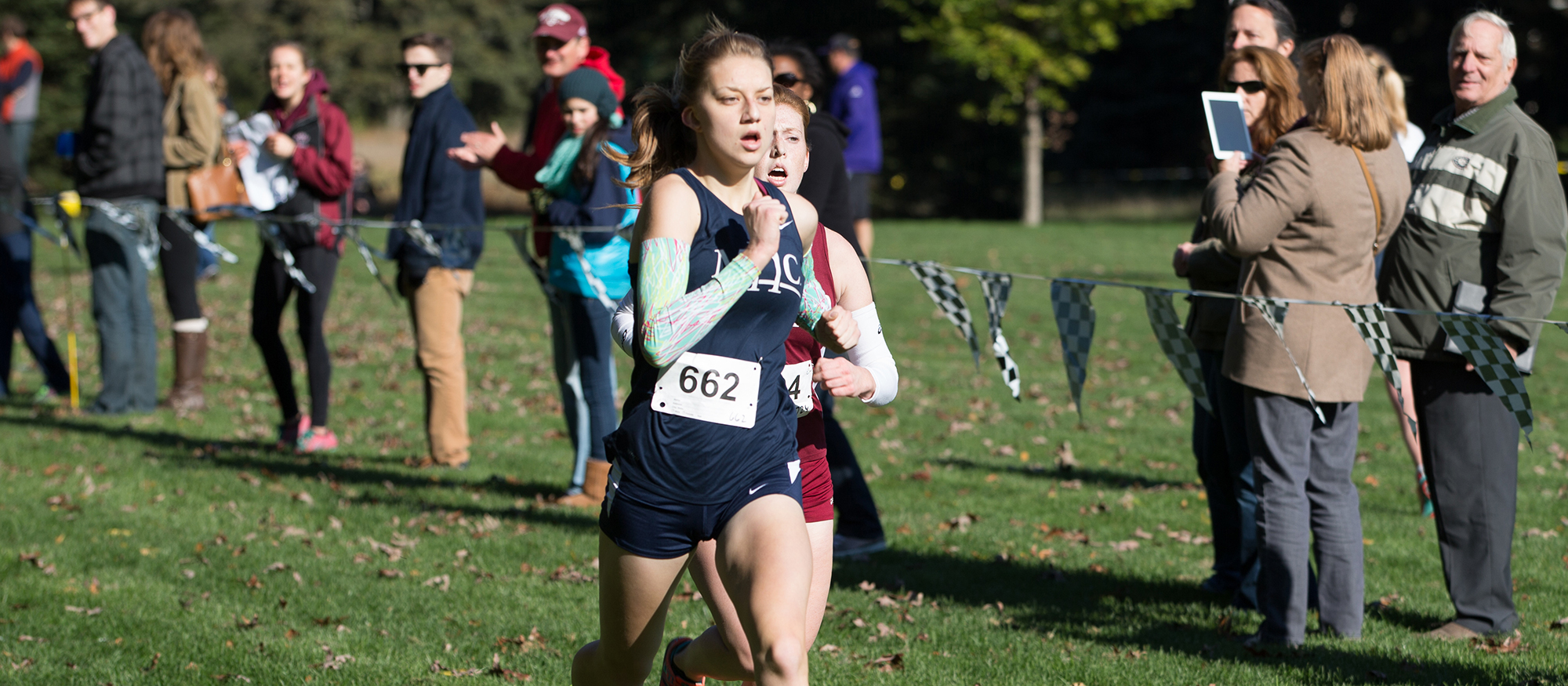 Photo of Lyons cross country runner, Corrin Moss. Image provided by One More Shot Photography.