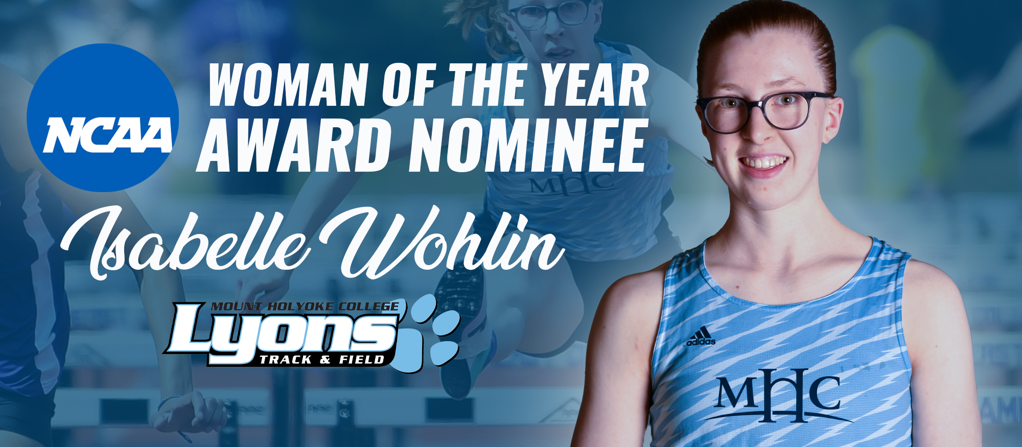 Track and Field's Wohlin Tabbed as NCAA Woman of the Year Nominee