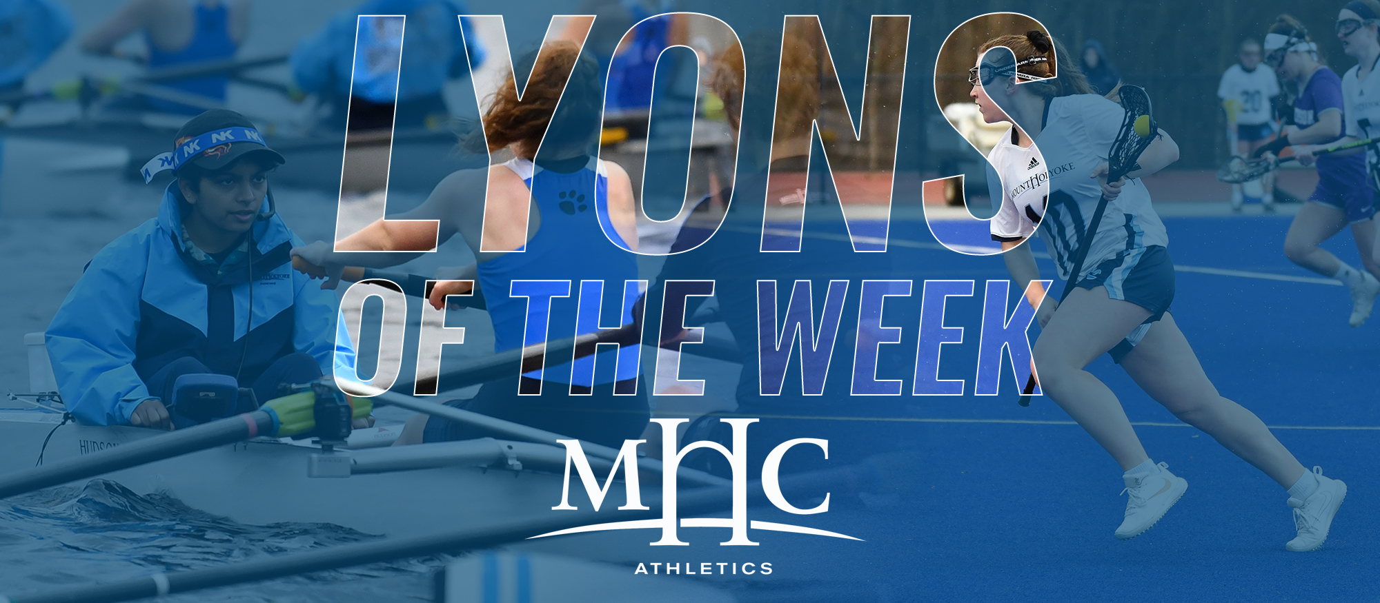 Rowing's Varsity Eight and Lacrosse's Allie Brown Earn Lyon of the Week Honors