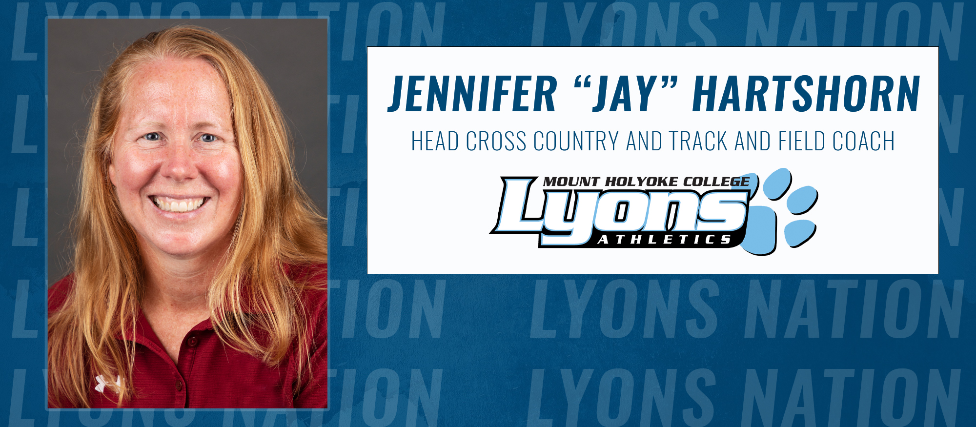Jennifer 'Jay' Hartshorn Named Head Cross Country and Track and Field Coach at Mount Holyoke College