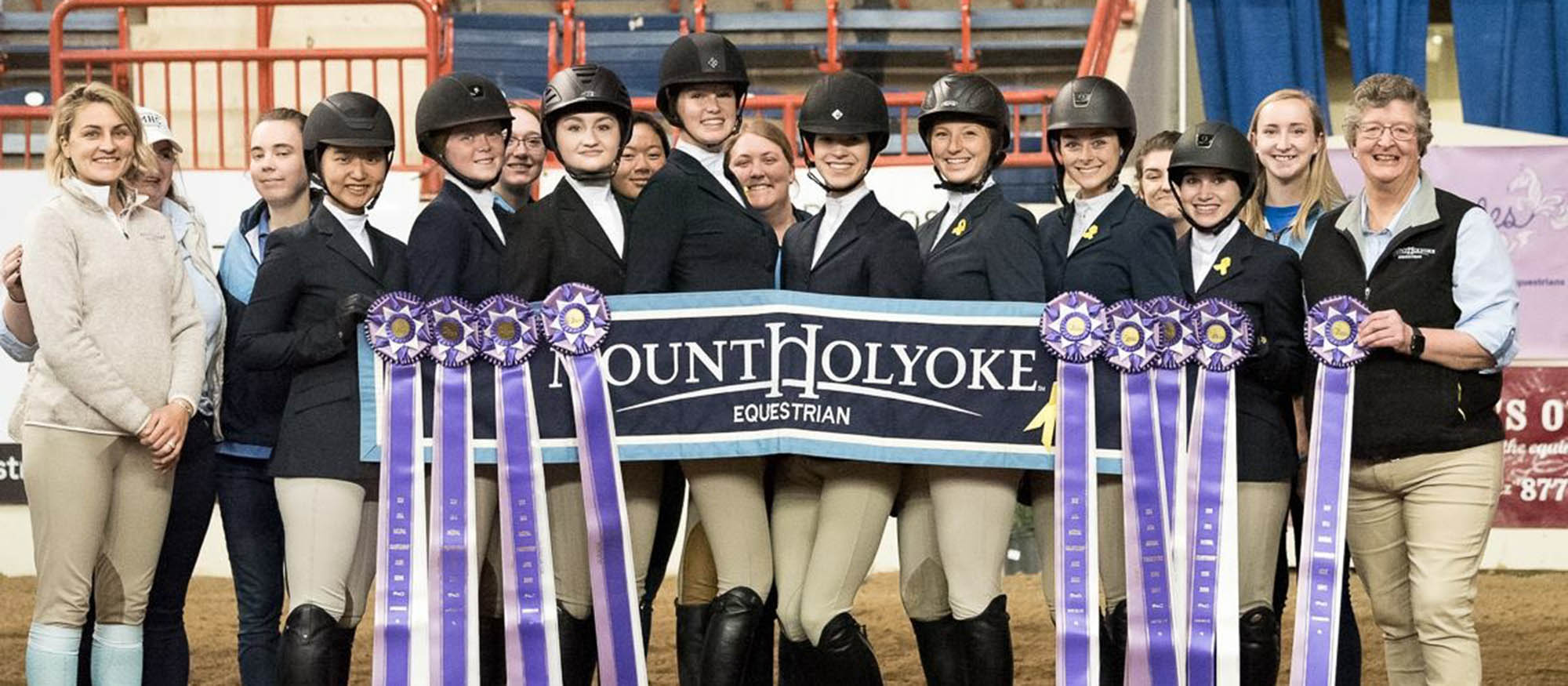 Photo of the Lyons riding team at Nationals 2018. Picture courtesy of Tricia Booker, USHJA