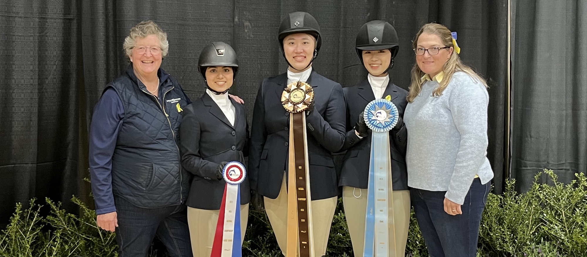 Dunn and Zhao Earn Points for Riding at IHSA National Championship Meet