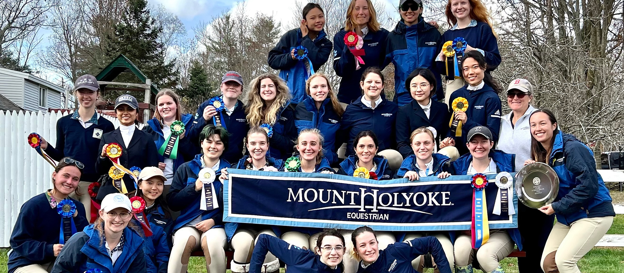 Mount Holyoke won the Worcester State Show on Nov. 5, 2022. (Courtesy of Madison Hurley)