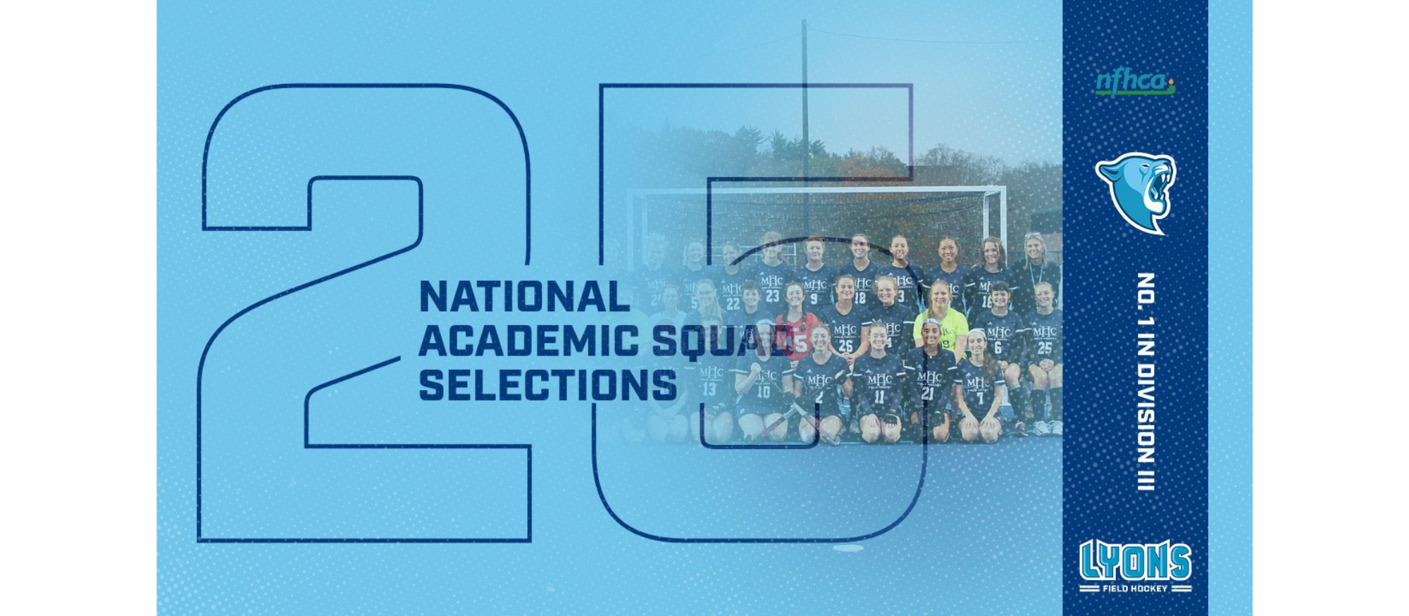 Field hockey leads nation with 25 National Academic Squad selections