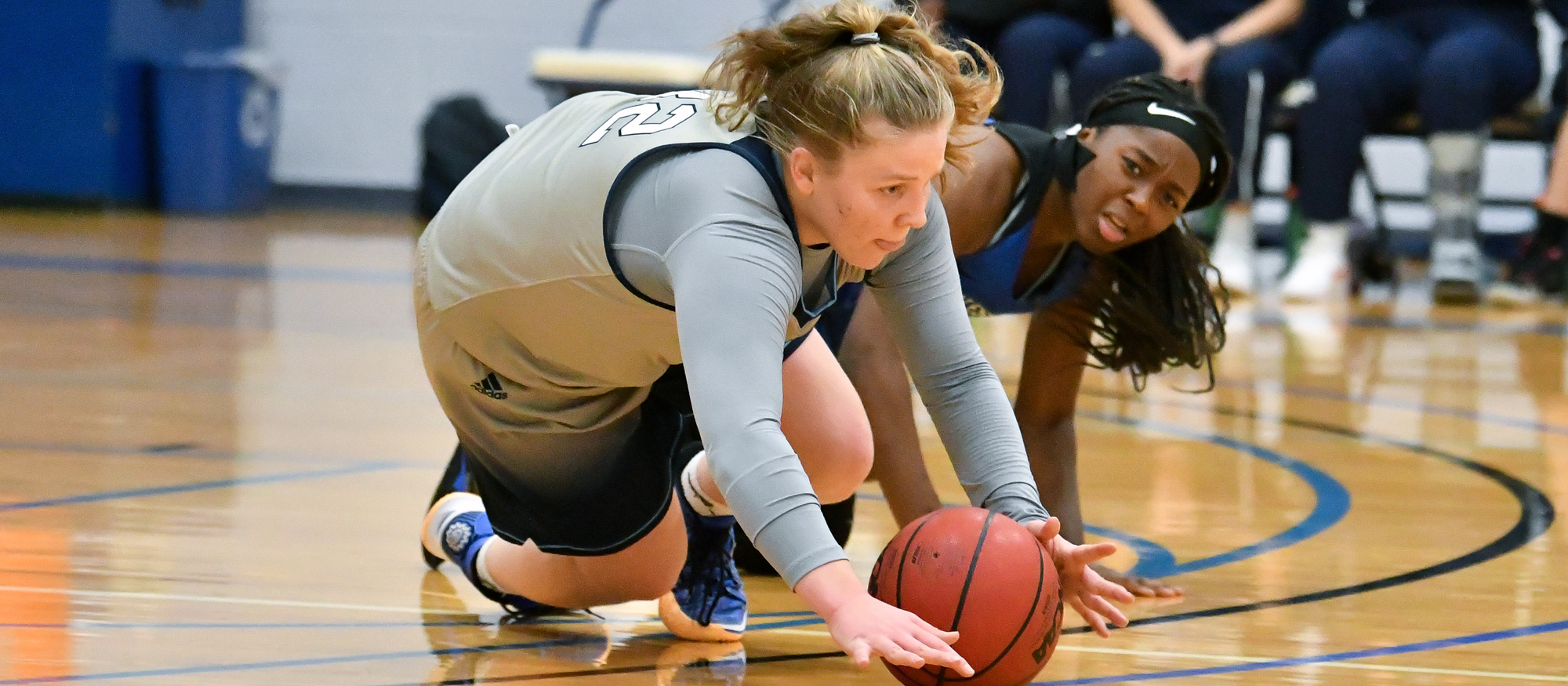 Cal McGonagle had a game-high 16 points with nine rebounds, three assists and three steals in Mount Holyoke's 68-36 loss to Elms College on Nov. 16, 2022. (RJB Sports file photo)
