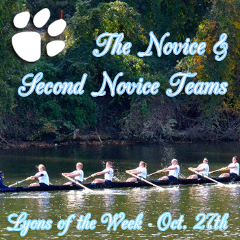 Novice Crew Selected for Lyon of the Week Honors