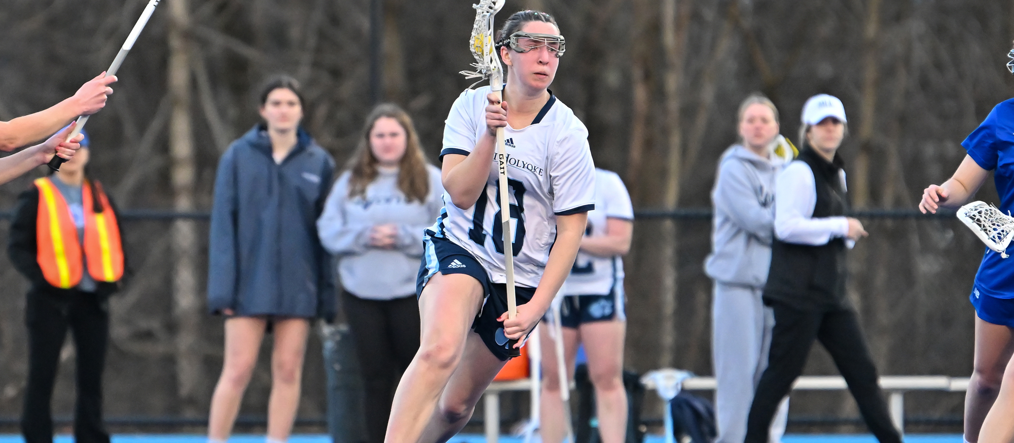 Mackenzie Hillman scored for the third straight game and added two caused turnovers, two ground balls and two draw controls at Salve Regina on April 17, 2024. (RJB Sports file photo)