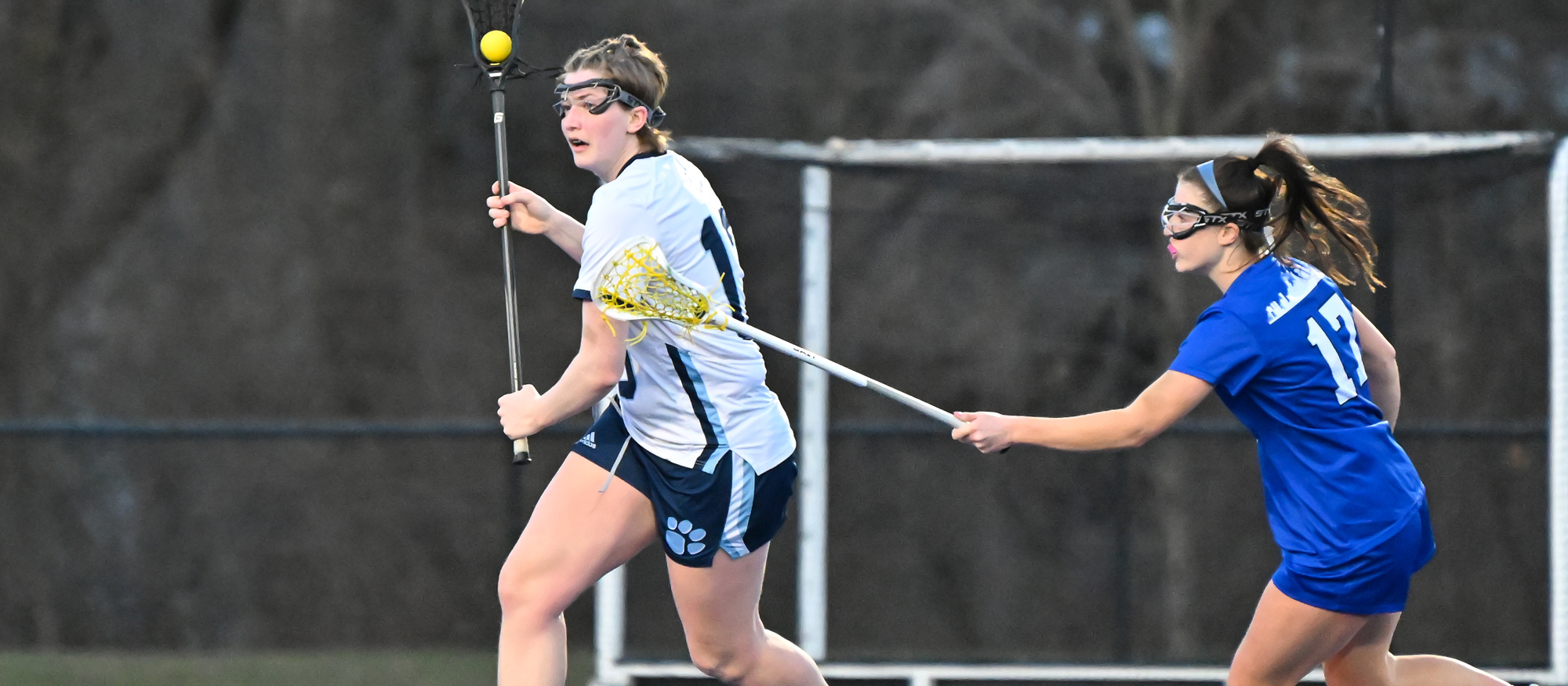 Amelia Knaysi had a team-high four draw controls in Mount Holyoke's loss to No. 11 Babson on March 27, 2024. (RJB Sports file photo)