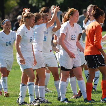 Soccer Uses Second Half Surge to Top Colby-Sawyer in 2011 Debut
